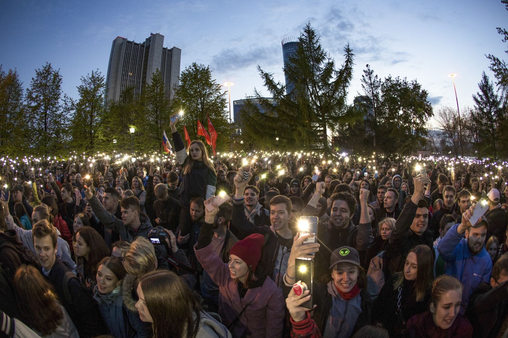 APTOPIX Russia Cathedral Protest